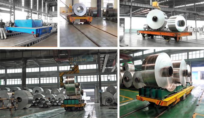 Stahl motorisierte Übergangslaufkatze der Spulen-20t angewendet im Stahlwerk für den industriellen Materialtransport