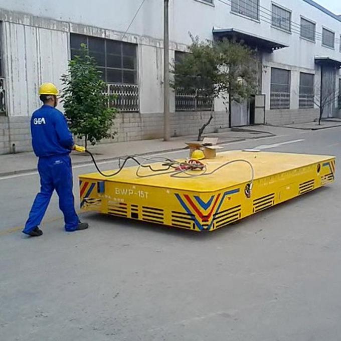 batteriebetriebener Plattformwagen für Wagenviererkabel-Stahlwagen der industriellen Behandlung