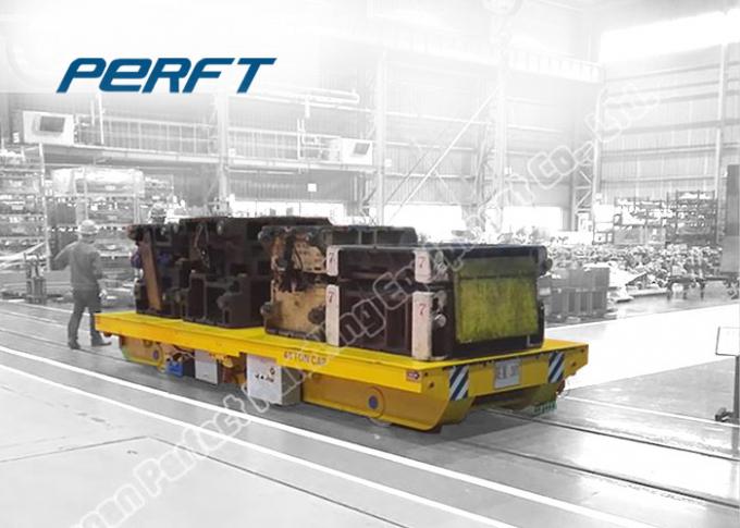 Sterben Sie und formen Sie Übergangswagen für Fabrikprodukttransport mit motorisiertem Spulenwagen auf Schienen