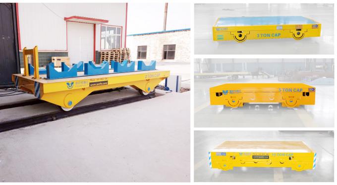 10 t-Kabel-Trommel-Platten-Schienen-Übergangswagen für industriellen Lagermaterialtransport