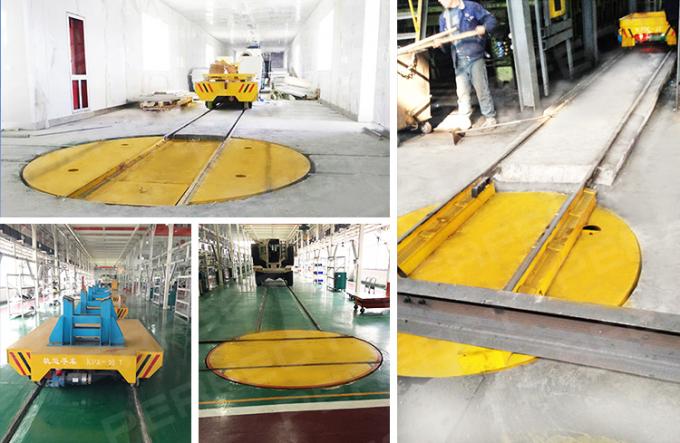 Drehscheibenschienenübergangsauto-drehende Plattform-Garage der schweren Last industrielle für Fabrikfracht-Überfahrttransport