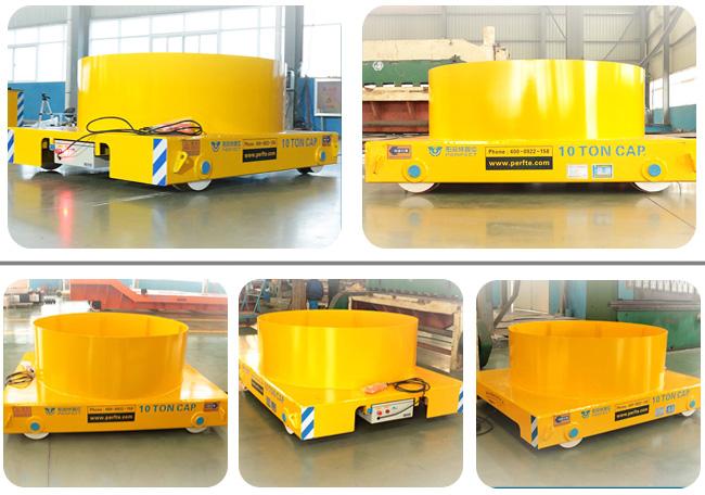 Kabeltrommel-Plattenpfanneübergangswagen mit Widerstand der hohen Temperatur für Stahl- und Eisenanlage