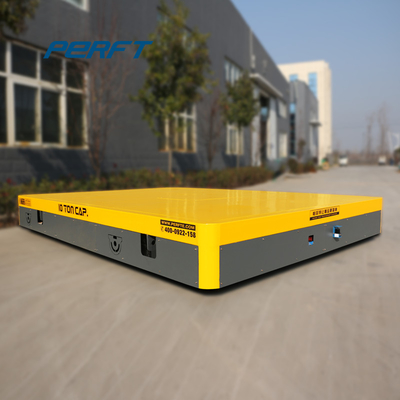 Heavy Industry Motorized Trackless Flatbed Transfer Small Cargo Trailers