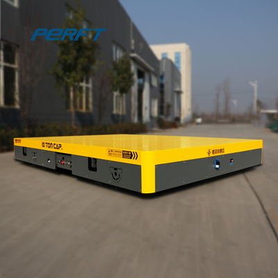 Heavy Industry Motorized Trackless Flatbed Transfer Small Cargo Trailers