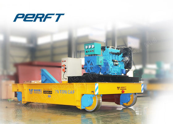 15T trackless handling bogie Material Transfer Cart used in works for mold handling