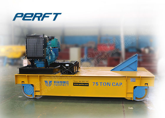 15T trackless handling bogie Material Transfer Cart used in works for mold handling