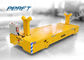 Electric Die Transfer Cart For Train Shipment Cargo Transport , Yellow Color