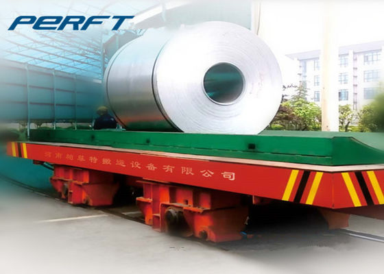 Industrial Material Handling Coil Transfer Trolley With V Groove Coil Transport Truck